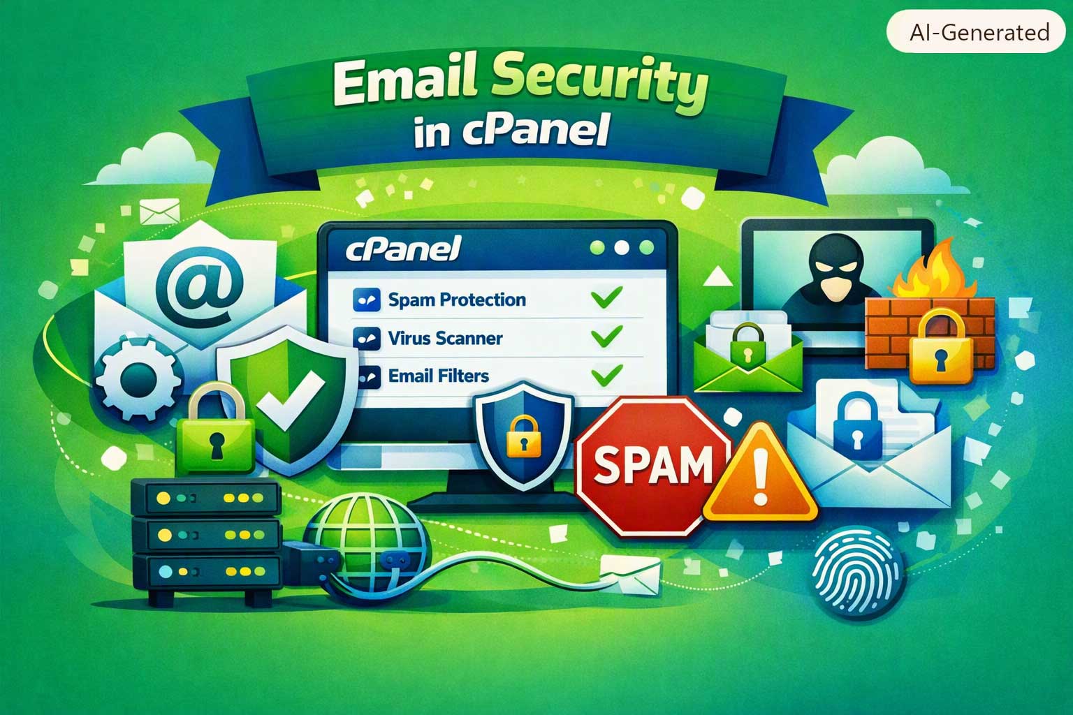 حماية البريد الإلكتروني cPanel